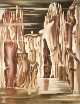 paisaje surrealista contemporáneo Tamara de Lempicka Pinturas al óleo